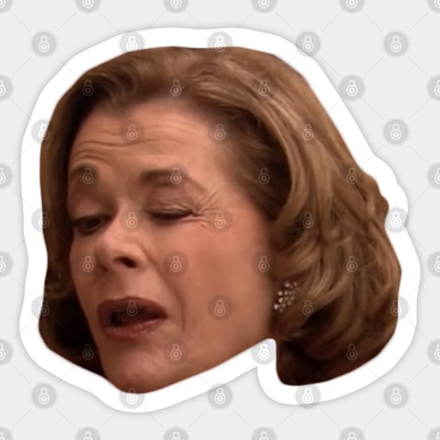 lucille bluth Sticker by aluap1006